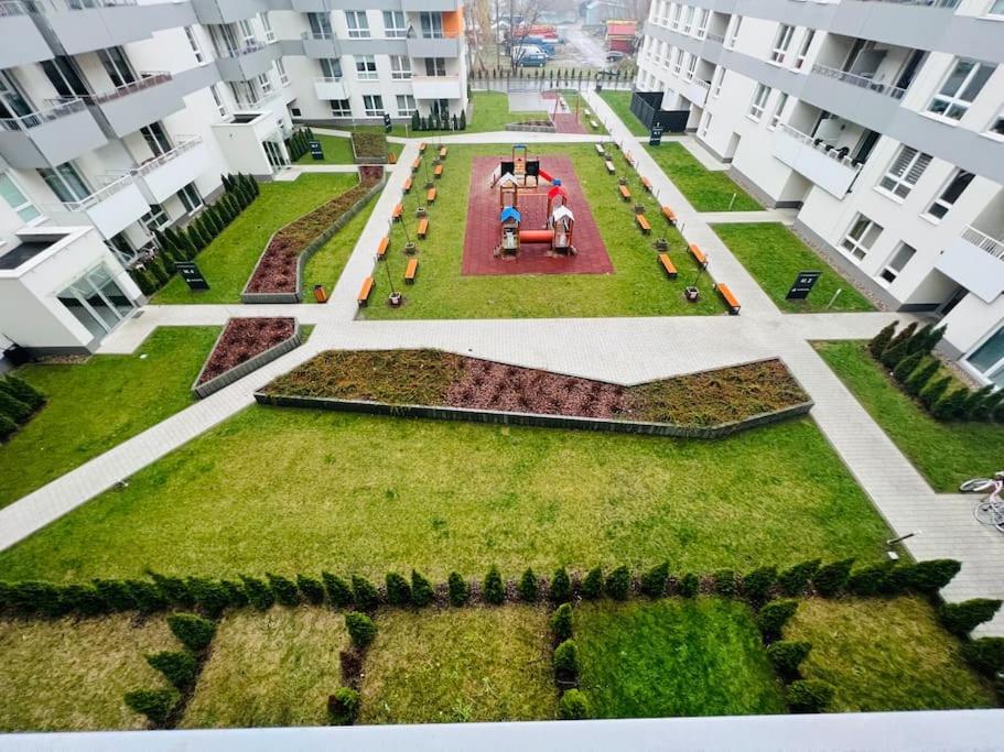 K22 Sky Apartments In The وارسو المظهر الخارجي الصورة
